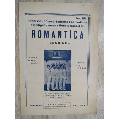 Romantica / Beguine - Nota
